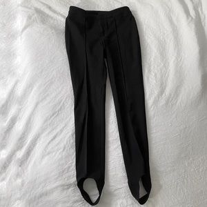 Moncler Grenoble Sportivo Stirrup Tech Twill Ski Pants Leggings IT 42 US 6